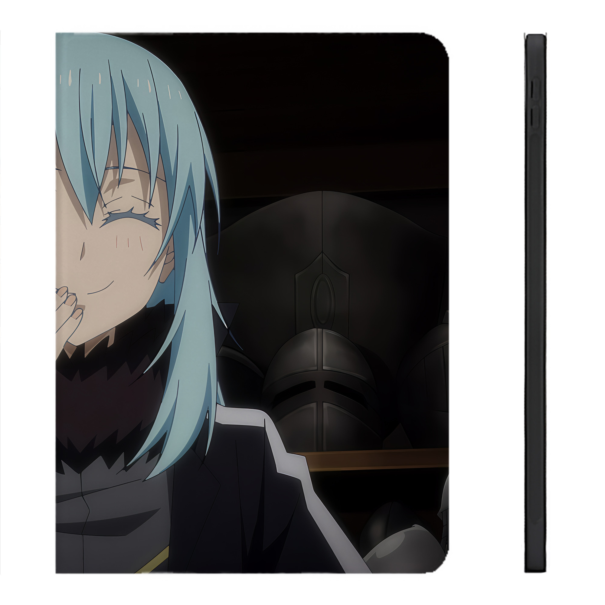 （画像用） 転スラ Regarding Reincarnated to Slime IPadケース ペンホルダー付き ブックスタイルデザイン